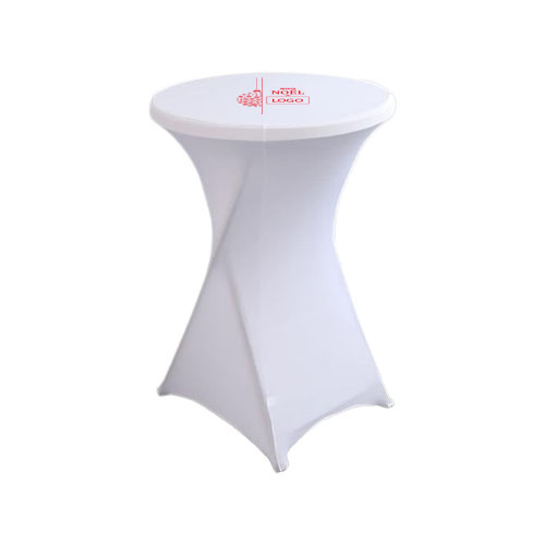 design mange-debout blanc logo rouge boule de noel avec joyeux noel et logo au milieu sur mange-debout