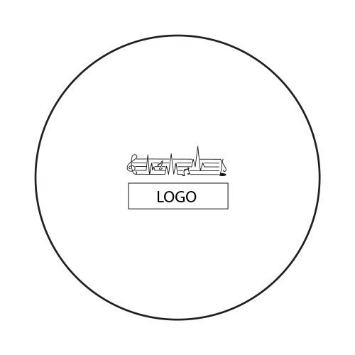 design musique partition et logo centre 1345687628