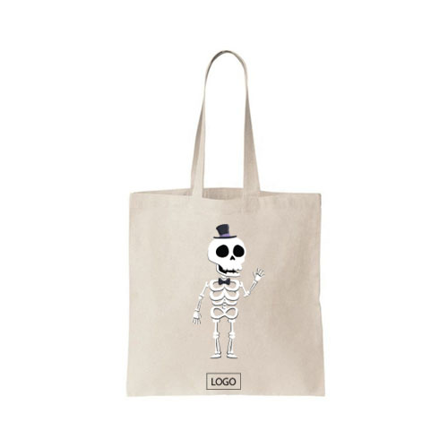 design tote bag squelette sur tote bag