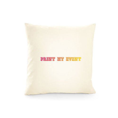 housse coussin naturel personnalisee