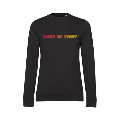 pull femme ww02w noir avec logo face